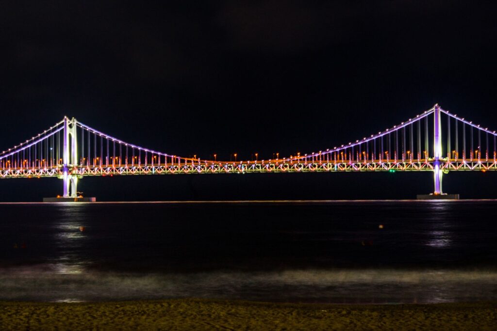 부산 광안리 광안대로 